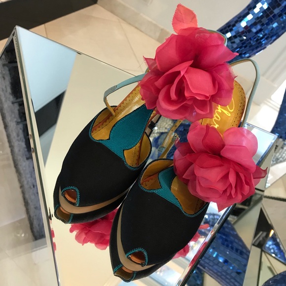 CHARLOTTE OLYMPIA Amphora Rosette T-Strap Pumps - Picture 3 of 4